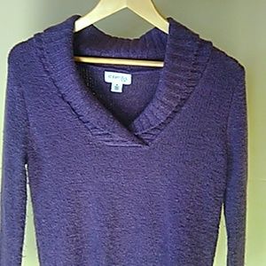 St John's bay sweater dark purple